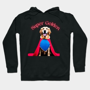 Super Golden-Golden Retriever Superhero Hoodie